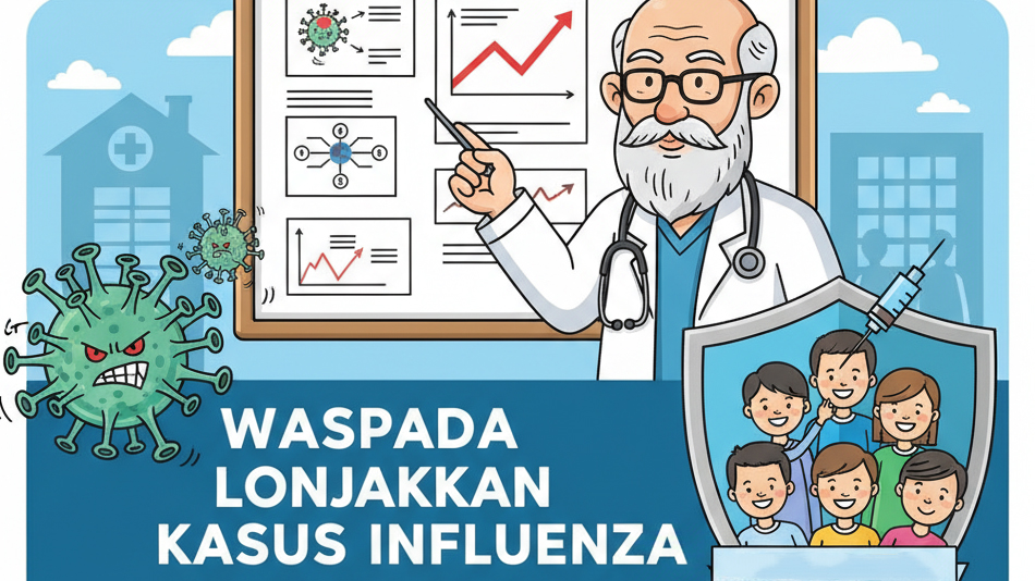 waspada lonjakan kasus influenza